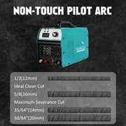 Plasma Cutter 50A Non-Touch ARC Air Plasma Cutter Dual Voltage 110V/220V IGBT Inverter Metal Cutting Machine with Torch for 1/2 Clean Cut