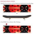 thumbnail image 2 of Seven Starred Ladybird Skateboard Accessories: Emery Surface PVC Backing Skateboard Stickers - Pack of Two, 8.8x32.6in/22.4x83 cm, 2 of 5