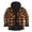 #003-Yellow, variant on Donemore Men's Heavyweight Fleece-Lined Hooded Jacket Checkered Button-Up Design Long Sleeve Thermal Insulated Coat for Winter Sporty Casual Outerwear