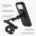 thumbnail image 3 of Bicycle Mobile Phone Holder Touch Screen Phone Holder Waterproof 360 Degree Rotation Phone Bracket for Up to 6.7inch Mobile Phone, 3 of 8