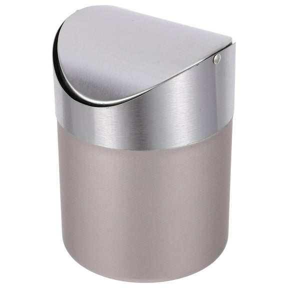 WRITWAA Small Smart Trash Can Stainless Steel Waste Collection General Users Hotel 1Set