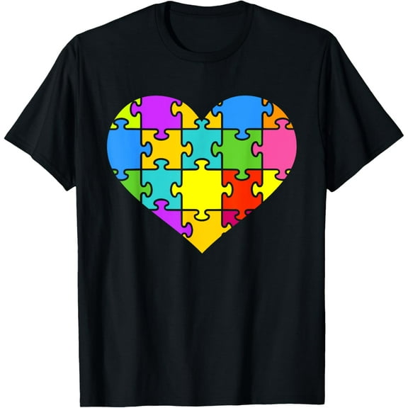 Jigsaw puzzle heart T-Shirt