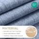thumbnail image 2 of Cortinas opacas Joydeco 100% lino natural, 213 x 213 cm, 2 paneles, 2 of 9