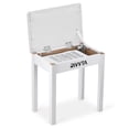 thumbnail image 1 of Uxcell Piano Bench Keyboard Bench with Padded Cushion and Storage Compartment for Music Books Vanity Stool, 1 of 7