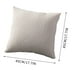 thumbnail image 3 of Funda de Almohada Plisada de Terciopelo Liso | Funda de Cojín Acolchada de 45 X 45 Cm para Sofá, Cabecero y Soporte Lumbar | Terciopelo Pv Suave con Cremallera Oculta para Decoración Del Hogar y La O, 3 of 7