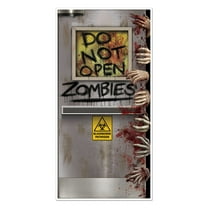 Beistle Zombies Lab Door Cover, 30" by 5', Multicolor