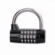 thumbnail image 4 of 5-digit Combination Padlock, Gym Locker Cabinet Toolbox Anti-theft Window Large Character Combination Lock Padlock Door, 4 of 5