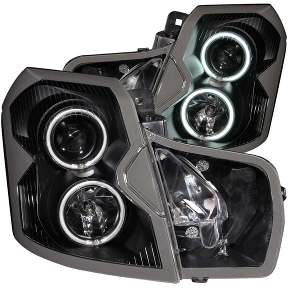 ANZO USA 121417 Projector Headlight Set w/Halo Fits select: 2006-2007 CADILLAC CTS-V, 2003-2005 CADILLAC CTS