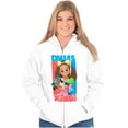 thumbnail image 3 of XOMG POP Band Dallas Cartoon Fan Women Plus Size Zipper Hoodie Brisco Brands 2X, 3 of 5