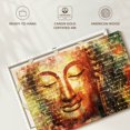 thumbnail image 6 of Elephant Stock Statue Of Buddha Wall Art - Horizontal Canvas Wall Art - Living Room Wall Decor - People Canvas - Gray And Yellow Decor - 12" x 8", 6 of 8