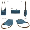 thumbnail image 4 of Para Bolsa Mensajero Pequeña Lona Bandolera Del De Hombres Azul Hugo bolsa de fin de semana, 4 of 7