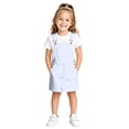 thumbnail image 4 of Fozruso Little Toddler Girl Dress Girls Loose Fit Casual Overalls Dress for School Casual,10-11 Years, 4 of 6