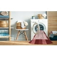thumbnail image 2 of Ahgly Company Machine Washable Indoor Round Transitional Grapefruit Red Area Rugs, 7' Round, 2 of 7