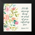 thumbnail image 2 of Studio W 12x12 Black Modern Framed Museum Art Print Titled - Grace Upon Grace II, 2 of 5