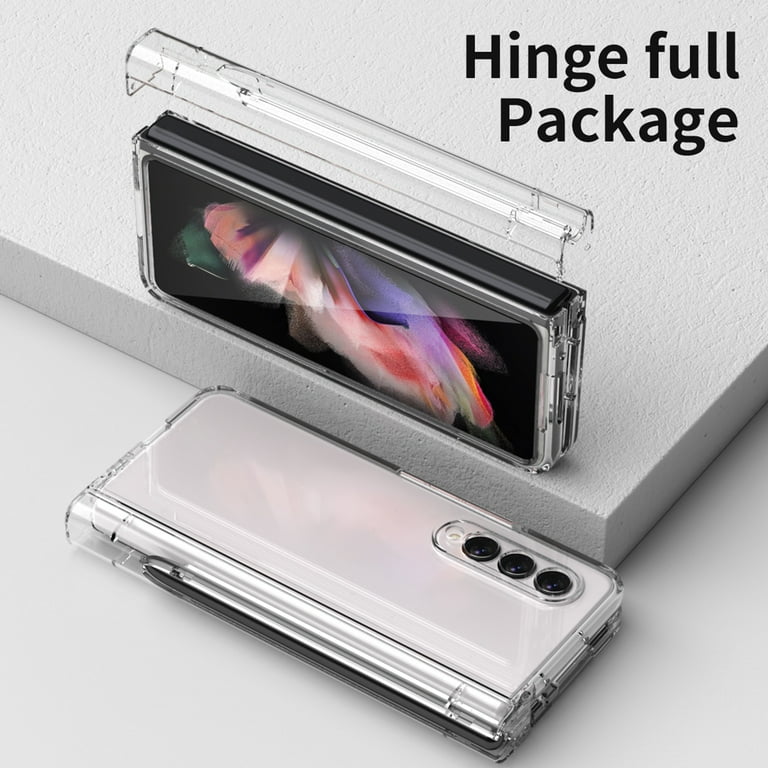 Samsung Galaxy Z Fold 3 Case with S-Pen Holder, Dteck Full