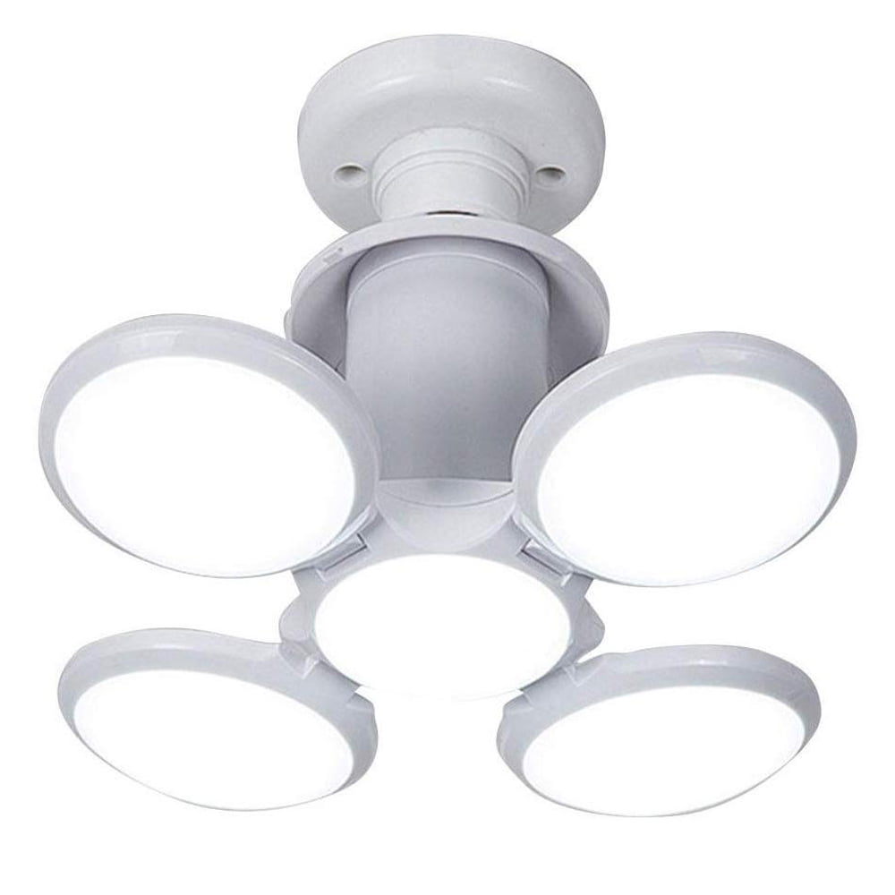 E26 LED Garage Light Bulb Ceiling Fixture Lights Shop Workshop Deformable Lamp#@ E26 LED Garage Light Bulb Ceiling Fixture Lights Shop Workshop Deformable Lamp#@