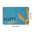 thumbnail image 3 of Harpi Area Rugs Living Room Clearance, Easter Day Door Mat - Front Door Mat - Bath Rug Super Absorbent Quick Dry - Rubber Backing Non Slip Washable Bathroom Floor Mats -Green 16x24 IN, 3 of 8