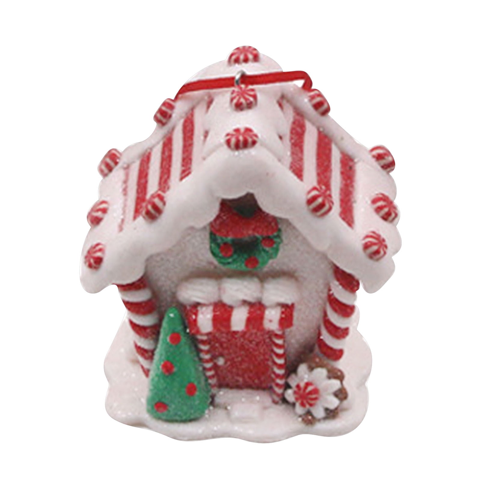 Santa Claus Snowman Candy Cane Ornament Christmas Tree Decoration Ornament 