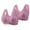 Purple1, variant on Fewfanhot Ultra-Soft Wireless Sleep Bra Adjustable Straps Front Closure Nylon Comfort Bras for Women Homewear & Vacation Sizes 2PC 36-50