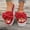 Red, variant on Womens Sandals Comfortable Slide Women Sandals Platform Womens Shoes Red 9