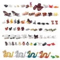 thumbnail image 4 of MOC 1 piezas animales del zoológico impresos dinosaurio parque peces ovejas bloques de construcción anquilosaurio tierra y colección marina juguetes regalos para niños, 4 of 5