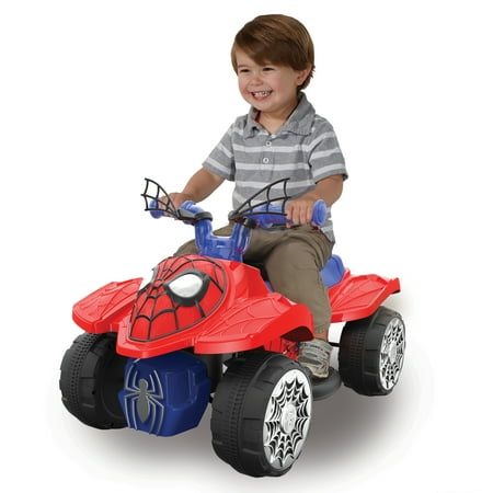 6 Volt Spiderman Quad with Light Up Eyes!
