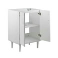 thumbnail image 4 of Vanity Cabinet (Sink not included), White, Wood, Hotel Bedroom Bathroom, Modern Contemporary HB34267, 4 of 9