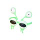 thumbnail image 1 of Jumpingount Accesorios para fotos Gafas de sol de ojos grandes a prueba de agua Plástico Hip Pops Gafas de cumpleaños de moda Gafas a prueba de Lentes Verde, 1 of 6