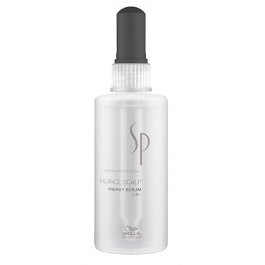 {3.38 oz} Wella System Professional Balance Scalp Energy Serum w/ SLEEKSHOP Hair Rat Tail Steel Pin Comb for Scalp