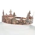 thumbnail image 4 of Antique King Crown Men Royal Tiara Prince Crown Cosplay Crown, 4 of 6