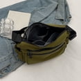 thumbnail image 2 of Bolso Bandolera para Mujer Con Múltiples Bolsillos Hombro Nailon() Verde, 2 of 3