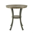 thumbnail image 2 of Linon Franklin Metal and Wood Pub Table in Pewter, 2 of 5