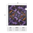 thumbnail image 5 of Fotbe Ornate Purple Floral Vase Mailbox Covers Post Letter Box Cover Garden Decor Standard Size-21x18 in, 5 of 9