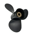 thumbnail image 4 of Boat Propeller 10x17 for Mercury Outboard 25-60HP Aluminum 13 Tooth OEM NO:48-73144A45, 4 of 4