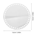 thumbnail image 2 of ADDHAT 5Ud Base Redonda De Acrílico Transparente Para Manualidades Y Tejidos Con Dureza Y Durabilidad, 2 of 8