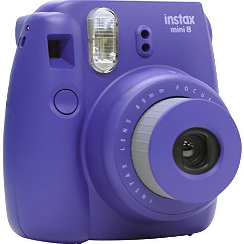 Fujifilm Instax Mini - Instant camera - lens: 60 mm grape - Walmart.com