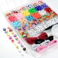 thumbnail image 2 of Kit para hacer pulseras, abalorios para hacer pulseras, abalorios de poni, polímero, 2 of 5