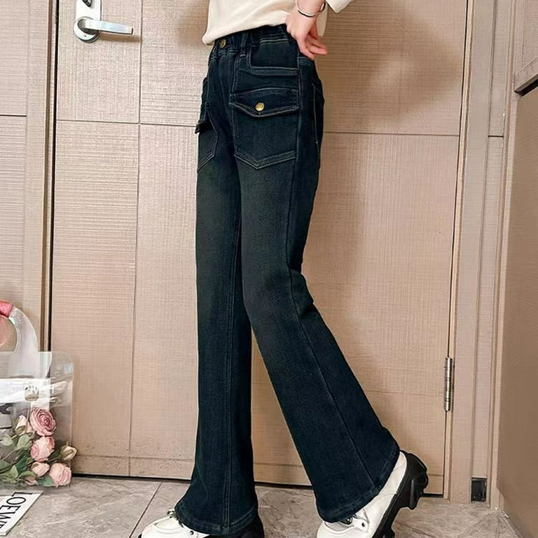 Little girl clearance high waisted pants