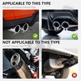 thumbnail image 7 of Turbo Exhaust Whistle，Exhaust Sound Enhancer，Turbo Sound Whistle Exhaust Muffler，Turbo Whistle For Car，Exhaust Whistle(XL-2PCS) (Black）, 7 of 7