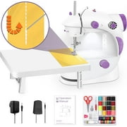 KPCB Mini Sewing Machines 2.0 with Backstitch, Upgraded Sewing Machine for Beginners or Kids with LED Strip & Adjustable Stitches