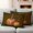Orange, variant on Orange Pumpkin Outdoor Waterproof Pillow Covers, Green Fall Thanksgiving Paisley Autumn Decorative Rectangle Throw Pillowcase Sofa Cushion Sham for Patio/Couch/Chair, 20"x12" 2 Pack