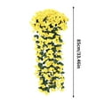 thumbnail image 2 of Darzheoy Artificial Hanging Flowers, Hanging Baskets Artificial Flowers, Plastic Fake Hanging Baskets, Lifelike Flower Plant Garland, Artificial Flowers for Decoration, 2 of 8