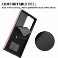 thumbnail image 4 of TECH CIRCLE Case for Samsung Galaxy S22 Ultra 6.8", [Built-in 2 Micro-SIM Card Slots] Slim Soft Shockproof Protective Cover with Ring Holder Stand + Card Holder Pocket + Eject Pin Holder - Pink, 4 of 8