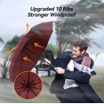 thumbnail image 2 of Parapluie Pliant Automatique8 Parapluie en Os, Parapluie Pliant Compact, Grand Parapluie Résistant au Vent, Parapluie de Voyage Portable Compact Parfait pour Sortir, 2 of 5