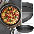 thumbnail image 3 of Moule à Pizza Moule à Pizza Noir Plaques de Cuisson pour Four Antiadhésif Plateau à Pizza Rond Moule de Cuisson 9 Pouces Plaques en Acier au Carbone pour la Cuisson Multifonction, 3 of 7
