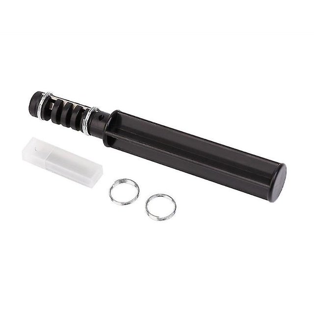 Herramienta de corte de tiras de dise?o de fabricante de cordón de encaje artesanal de cuero Diy con 3 cuchillas 1 juego-negro ZefeiWu 8390612565724
