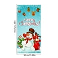 thumbnail image 3 of kladzum Merry Christmas Door Cover 72.8"x35.4" Printed Door Curtain Exquisite Background Door Covers Hanging Fabric Christmas Decorations Winter Holiday Gifts, 3 of 6