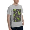 thumbnail image 2 of Bingfone Dinosaur Skeleton Men'S Loose Fit Short-Sleeve Pocket T-Shirt, 2 of 7