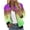 Purple, variant on Herrnalise Women's Bomber Jacket Casual Coat Zip Up Outerwear Windbreaker Floral Print Overcoat With Pockets Light Blue,XXL
