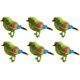 thumbnail image 1 of 6 juguetes para niños con sonido de canto real, pájaro gorrión colorido, sensor de movimiento, adorno navideño., 1 of 5